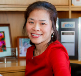A portrait of Trang Nguyen