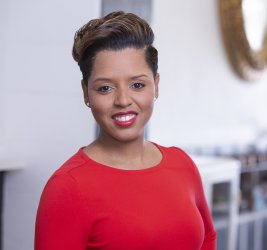 A portrait of Dorcey Applyrs