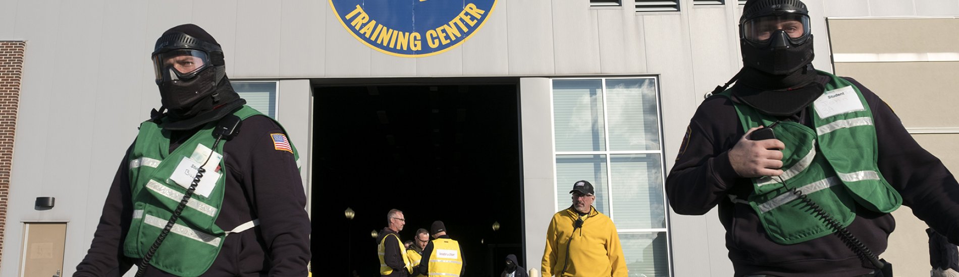 Active shooter training at UAlbany’s National Center for Security and Preparedness.