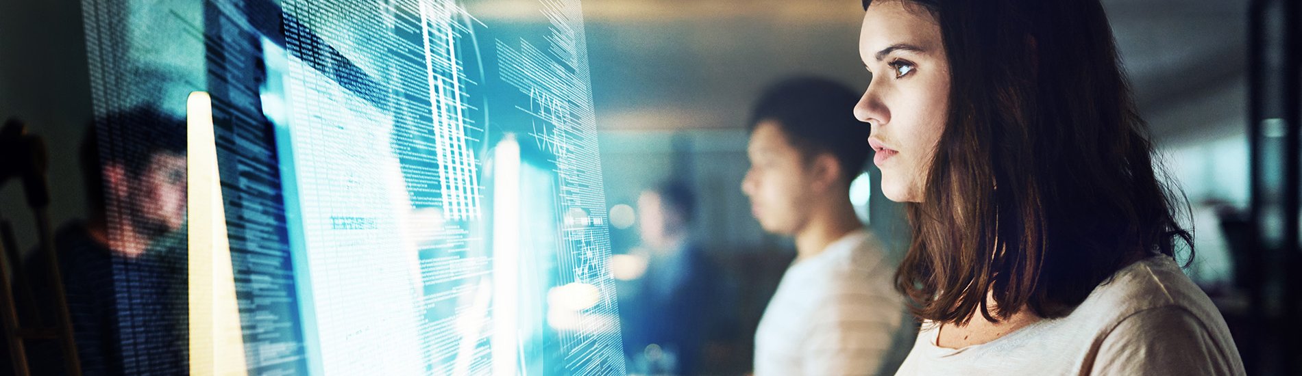 Computer Science professionals at work.