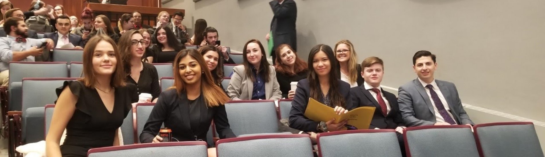 Mock Trial students at opening ceremony