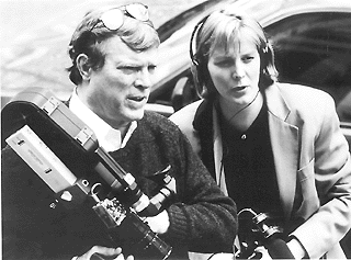 D. A. Pennebaker and Chris Hegedus at work