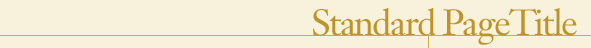 Standard  Page Title - 3 col.