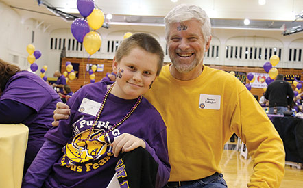 Alumni enjoy Big Purple Growl in February