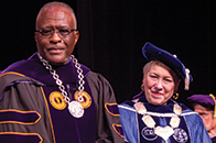 Kathryn Zox and SSW student live on the radio