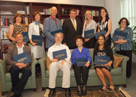 Recipients of the 2011-12 Chancellor's Award for Excellence