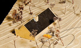 Model of the Alumni House Conference Center