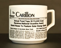 The Carillon, Alumni House fundraising souvenir mug