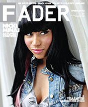 Fader Magazine Cover with Nicki Minaj