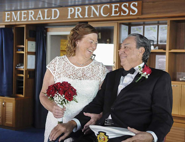 Linda Caminati and Salvatore Palladino