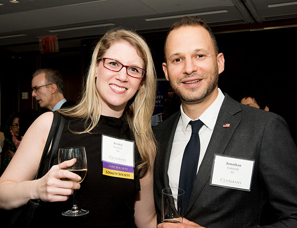 Jessica Gunsch and Jonathan Estreich