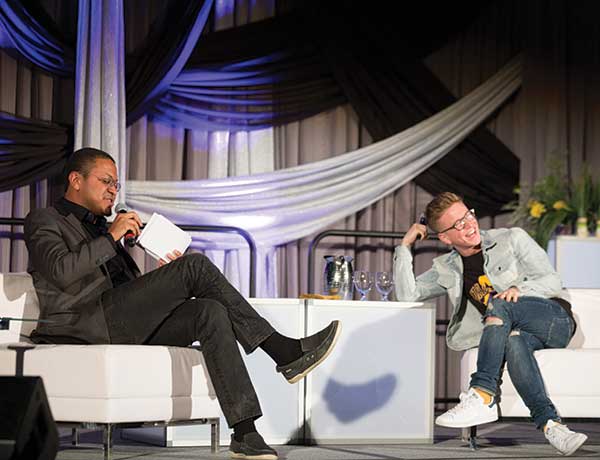 Joe Bonilla interviews Tyler Oakley at UAlbany