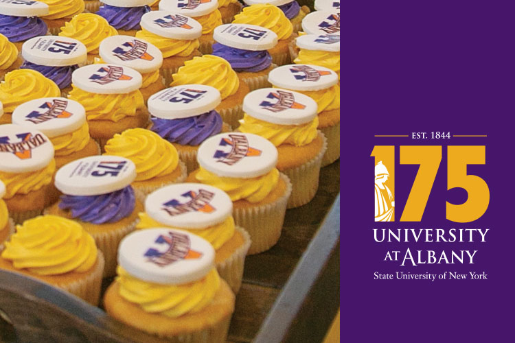 UAlbany cupcakes.