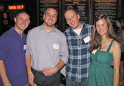 GOLD alums at beer-and-food-pairing event at the Heartland Brewery