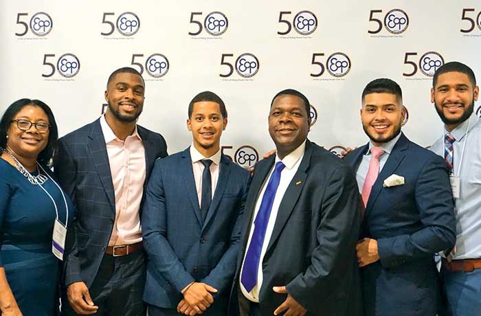 EOP Alums gather for a photo