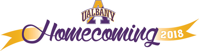 UAlbany grads show off UAlbany gear in Denver