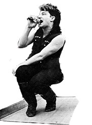 U2 Performing onstage