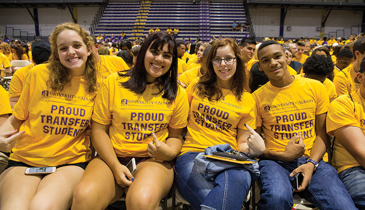 UAlbany transfer students welcomed at Convocation