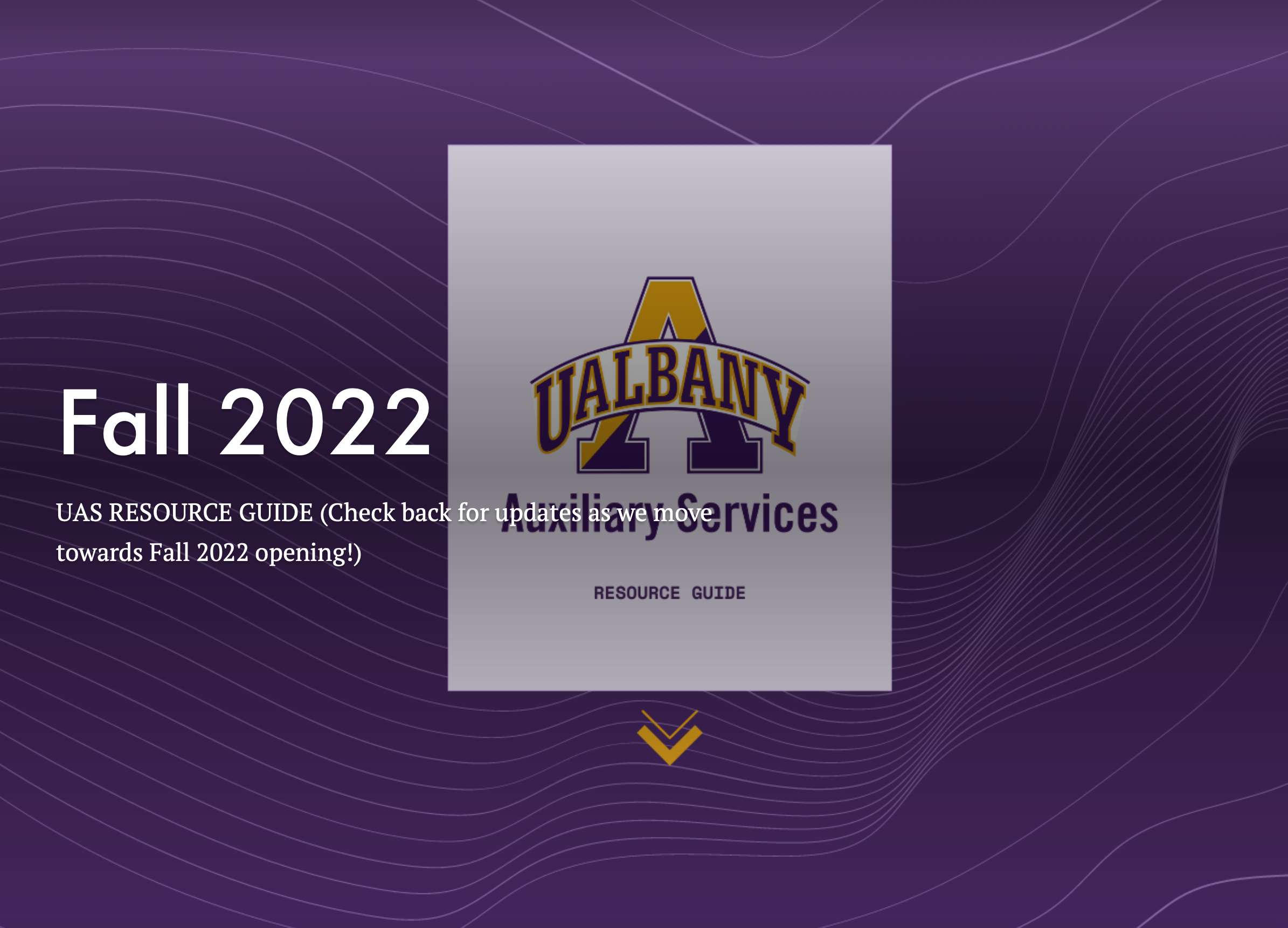Fall 2022 UAS Resource Guide