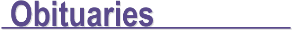 Obituaries