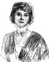 drawingof Jeanne Robert Foster by John Butler Yeats