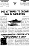 Dog Attempts to Drown Man in Saskatoon