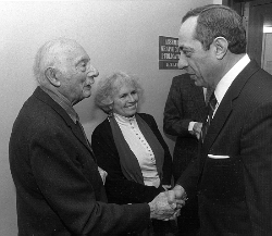 Stanley Kunitz, Grace Paley, Gov. Mario Cuomo