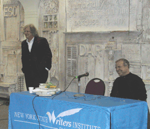 Don Faulkner introducing Richard Russo