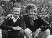 Bernard and Kurt Vonnegut, Summer 1976 (photo credit: Jill Krementz)