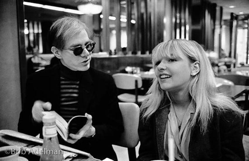 Andy Warhol and Bibbe Hansen in 1965