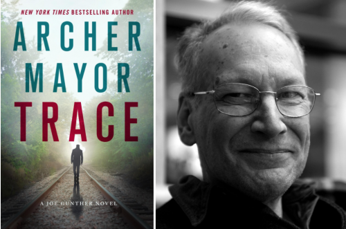 Archer Mayor and the cover of Trace