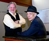 Donald Faulkner and Walter Mosley, Photo by Marck Schmidt