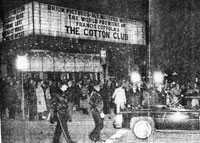Cotton Club marquee