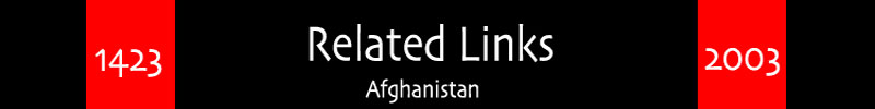 Banner for the Related Links page of 1423 Afghanistan 2003.